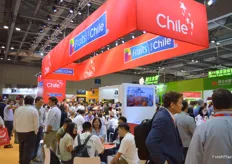 The Chile country pavilion was buzzing over the two days of the show. 